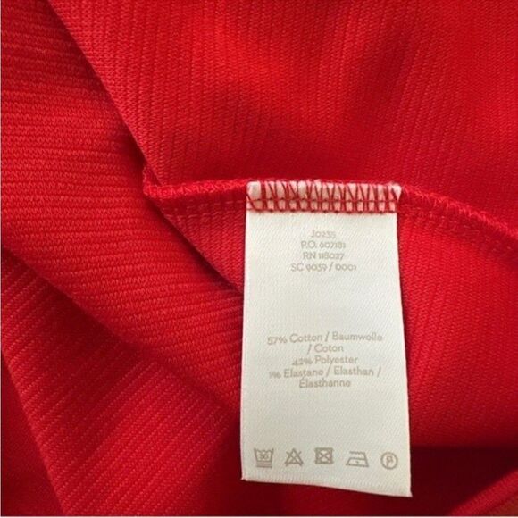 BODEN Bronte Ottoman Ribbed Dress in Red NWT - Picture 8 of 9